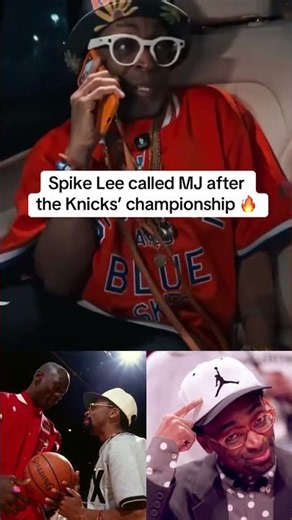 Spike Lee called MJ after the Knicks' championship 🔥 (via jumpman23/IG)