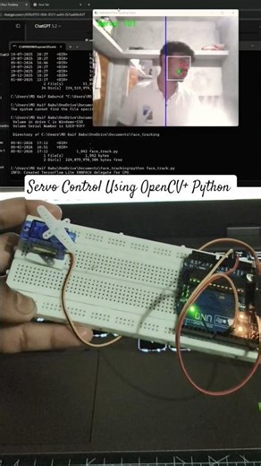 Introduction of Facial Control using Python and OpenCV #facerecognition #arduino #faceprocessing
