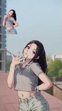 AIによるダンスアニメーションが凄すぎる！生身の人間のダンスに、AIでアニメーションを付与#shorts