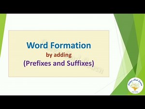Std. 8th Scholarship Examination Word Formation by adding Prefixes and Suffixes