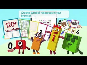 Numberblocks in Widgit Online