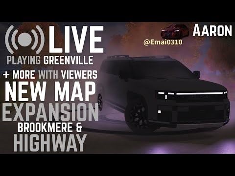 🔴 LIVE | NEW MAP EXPANSION | Playing Greenville + More with Viewers! | Roblox