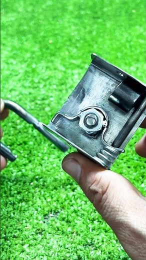 Simple idea #easytools #mydiystyle #craft model # Mechanism lock