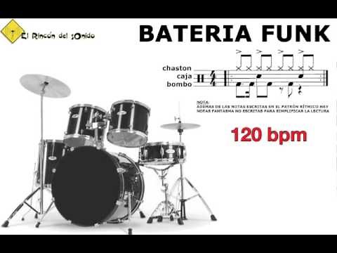 Bateria funk 120 bpm