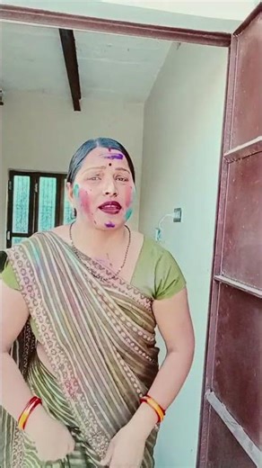 Apply color on the scarf #Radhe Radhe