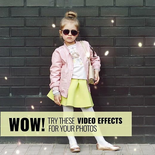 WOW! Try these VIDEO EFFECTS for your Photos | Photo Studio app