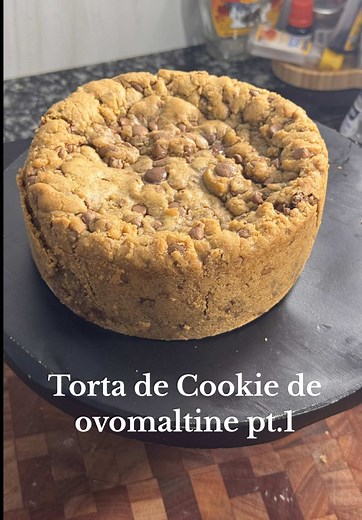 Torta de Cookie de Ovomaltine: Receita Simples e Deliciosa