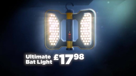 357K views · 527 reactions | The ultimate Bat Light is great for the garage, workshop or around the house. It has 3 ultra-bright LED settings and is fully rechargeable. Stand it up, fold it over or use it as a spotlight. It also has a hook and magnets so you can work hands-free. | Homebase | Facebook
