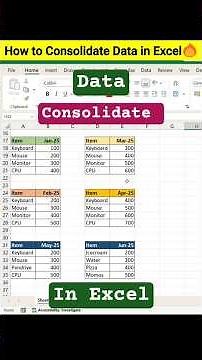 🔥 Combine Multiple Tables in Excel in SECONDS! (No Formula 😲)