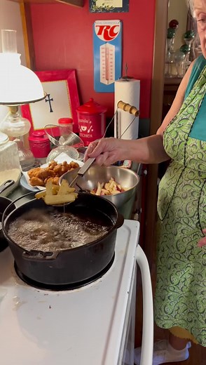 Fried fish , HushPuppies ( that we call critters, because they look like all different kinds of animals) and home made French Fries. Y’all it’s wonderful to be in the kitchen with your grandbabies. What a blessing !! William and I always have a great time cooking together. We ate all those fish and just about everything else. Jesus spent a lot of time around the water with fishermen. He fed thousands of people with only 5 loaves of bread and two fish. He did know how to preform miracles and ofte
