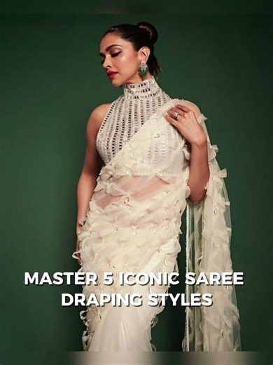 Learn the art of saree draping from Bollywood’s renowned drapist Kalpana Shah