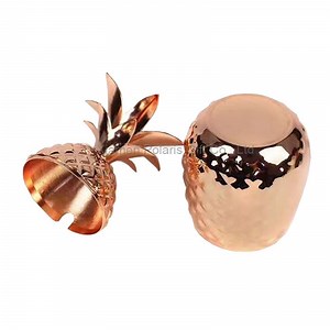 [Hot Item] Steel Moscow Mule Drink Wine Mugs Cocktail Glasses Pineapple Tumbler Cup