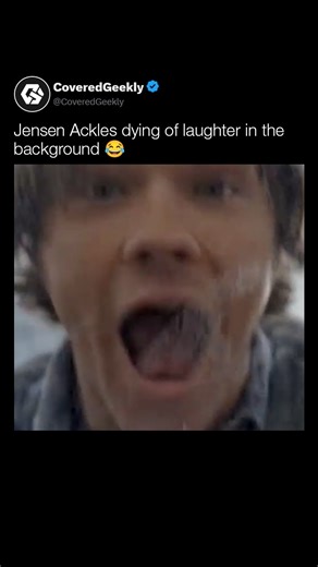 CoveredGeekly on Instagram: "😂 Bloopers often become fan favorites because they show the cast breaking character and reacting naturally in the middle of a scene. Simple mistakes can turn into unforgettable moments, especially when the frustration keeps escalating and no one can keep a straight face. In this Supernatural blooper, Jared Padalecki struggling to open a window completely derails the scene. Jensen Ackles dying of laughter in the background makes it even better, turning a minor prop i