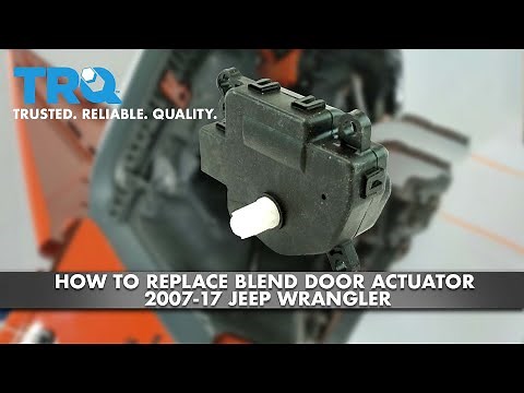 How To Replace Blend Door Actuator 2007-17 Jeep Wrangler