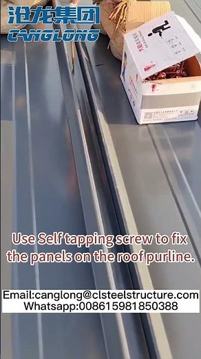 How to install the Roof Sandwich Panel?#sandwichpanel