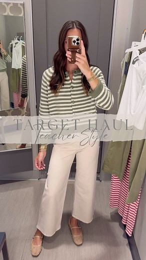 Rebecca Gerry | Affordable Fashion on Instagram: "Part 2 of my Target try on because these pieces just hit the website TODAY!!!  Like + Comment “TARGET” to get all the links sent to your DMs. I’m 5’9 135lbs for reference Be sure to follow @clothedingraceblog for daily affordable outfit inspiration. #target #targethaul #target #targetstyle #haul #tryon #targetfinds #teacherstyle #teacheroutfits"