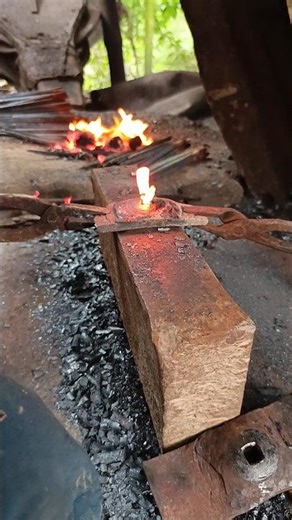 "Forging Nails by Hand from Scrap Iron!"