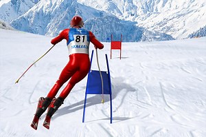 Play Slalom Ski Simulator | Free Online Games. KidzSearch.com