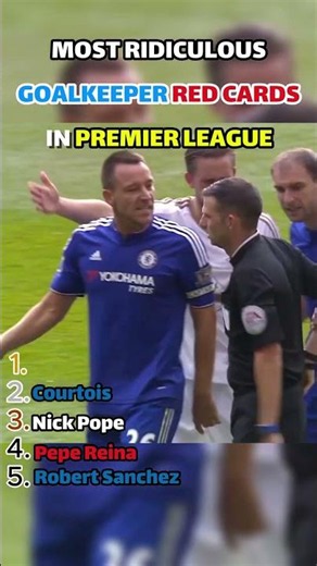 Why did they do that?! Craziest Goalkeeper Red Cards 🟥🤣 #football #goalkeeper #funny
