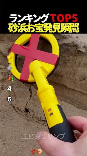 砂浜でお宝発見の瞬間Top5