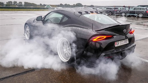 Modified Cars Revving, Burnouts, Donuts, and Exhaust Flames | Supra MK5, GT3 RS, M4CS, RS6