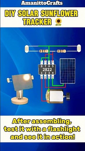 Smart Sunflower 🌻 That Follows the Light! | DIY Solar Tracker Project
