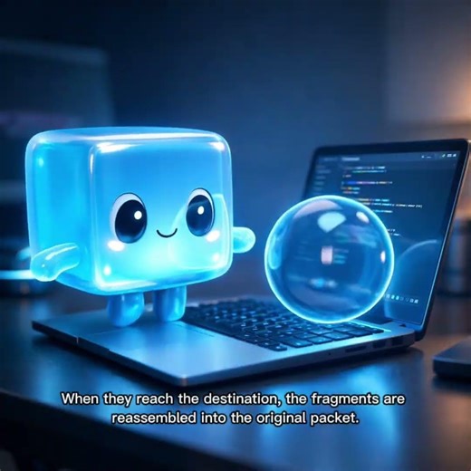 Byte Explains: Packet Fragmentation #cybersecurity #ccna #networking #internetbasics