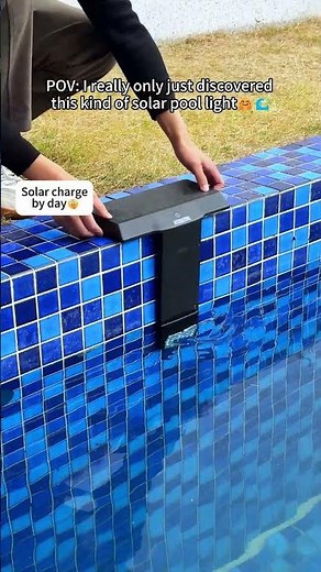 SANSI Solar Pool Lights 😍 #sansi #pool #poolparty#poollights