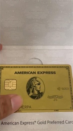 American Express Gold Card Finally Received