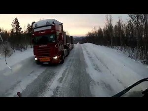 Winter Trucking in Northern Norway