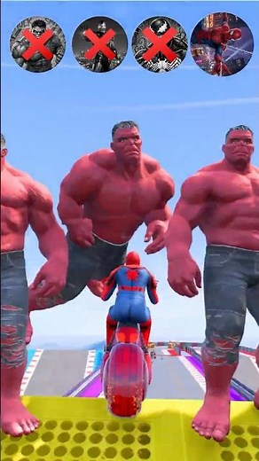 Spider Man vs Hulk vs Ironman vs Venom to Rescue the Girl!😱#سبايدرمان #spiderman #hulk #ironman