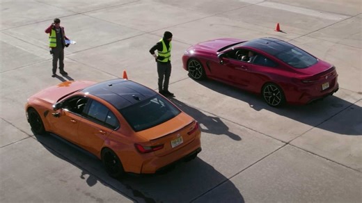 BMW M3 And M8 Competition Meet In Family Drag Race