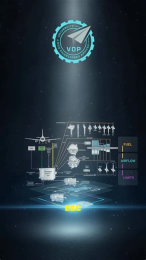 @vopuniversity on Instagram: "The EEC (Electronic Engine Control) is the brain of the jet engine. Its job is simple to say—but complex to execute: deliver exactly the right fuel and protection to the engine in every phase of flight. Below is a clear, engineer-level explanation 👇 The EEC is a digital computer mounted on the engine that continuously: * Reads engine & aircraft data * Calculates safe operating limits * Commands the fuel system and engine actuators On modern aircraft (737NG, A320, 7