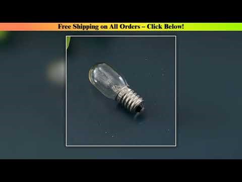 10PCS E14 Salt Lamp Globe Bulb 15W AC220V-240V Vintage Incandescent Bulbs Refrigerator Oven Light