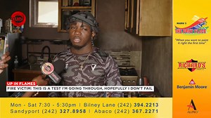 161K views · 2.9K reactions | At just 30 years old, and working two jobs to support himself, Lanardo Mackey lost everything when his small studio apartment went up in flames. | Our News Bahamas | Facebook