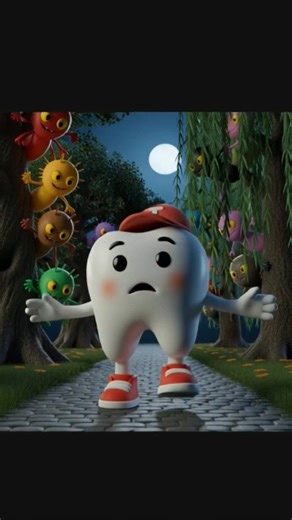 Germyy on attack mode toothpaste and brushy to the rescue MR TOOTHEE #series