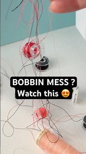 Bobbin Mess? Try This Clean Fix ✅🧵