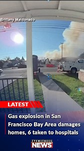 24K views · 94 reactions | A gas explosion set off a major fire in a San Francisco Bay Area neighborhood on Thursday after obliterating at least one home, blowing out windows and shaking nearby homes. Six people were taken to hospitals for injuries, fire officials said. | Eyewitness News | Facebook