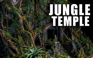 【场景模型——建造逼真的丛林神庙立体模型】【中英字幕】【场景制作】【游戏营造】