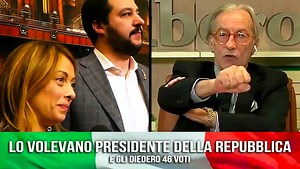 FELTRI AL QUIRINALE TRA NAZISMO E RAZZISMO Vittorio Feltri, colui che propone la feroce dittatura nazista al Governo e ritiene i meridionali inferiori, è la persona a sua volta proposta nel 2015 come presidente della Repubblica da Salvini e Meloni. È successo veramente, e gli hanno dato anche 46 preferenze alla votazione che ha eletto Sergio Mattarella. Perfetto spaccato dello spessore della politica italiana, ma anche del giornalismo, che continua a dar voce al più impresentabile dei direttori 