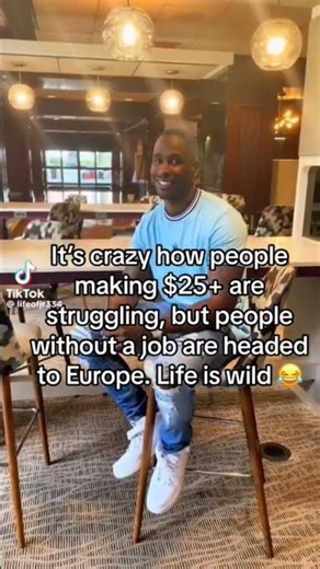 It's crazy how people making $25 plus are struggling