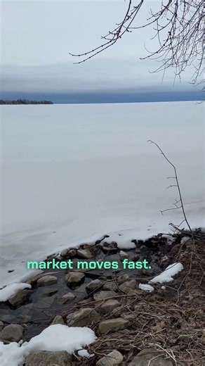 Lake Simcoe Spring Thaw Begins — What the Ice Is Telling Us #Shorts | Bill Jackson EXP Realty
