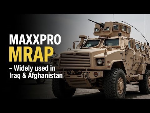 MaxxPro MRAP – Widely used in Iraq & Afghanistan