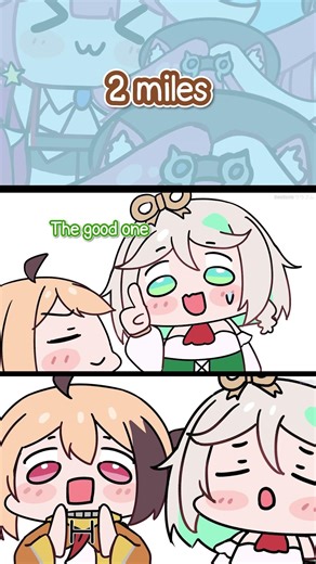 Gigi just has no idea what a kilometre is..【Hololive Animation】#gigimurin #ceciliaimmergreen