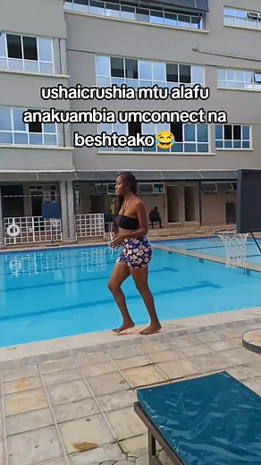 Playful Poolside Moments with Colorful Dancing