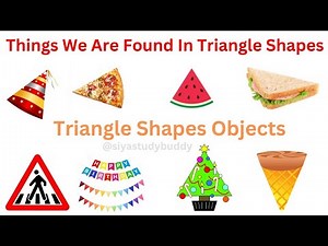 Triangle Shape Object | Triangle Shape Objects | Triangular Objects | Triangle Shapes | Triangle