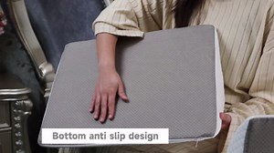 Foam Wedges for Positioning in Bed – 3in1 R-shaped Wedge Pillows for Seniors,Adult,Long Term Bedridden Patient,for Back Pain Relief,Reduce Snoring,Post Surgery Recovery,Cover Removable,White