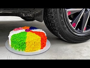 Car vs Crunchy and Soft Things Experiments Crushing Car Car vs Sprite, Coca-Cola, Fanta, Mnt Dew