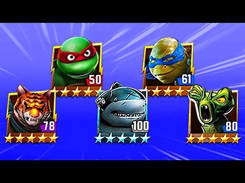 TMNT Legends Snakeweed, Armaggon, Leo Movie, Tiger Claw, Raph Classic