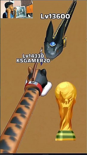 👑Snake Clash! io - MAX ( LEVEL 13600)😍Snake Clash. io Gameplay #gamesgames (kS GAMER 2.0)